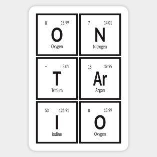 Ontario | Periodic Table Sticker